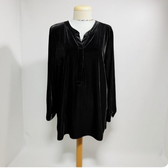 Velvet black buttons Cato size 18- 20W - Picture 4 of 15